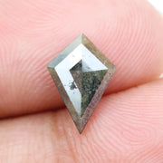 0.99 Ct kite cut brown grey diamond with unique shape and radiant sparkle for sophisticated luxury jewelry