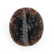 Oval cut rose cut diamond loose gemstone for custom jewelry.