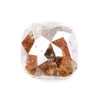 natural earth mined diamond and natural cushion cut diamond ring   