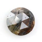 1.53ct black - brown colored diamond round brilliant cut diamond loose stone use for custom jewelry 