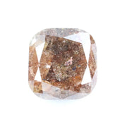 2.53 Ct brown cushion cut natural diamond with rich tones and brilliant sparkle for collector luxury jewelry