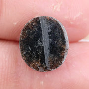 Oval cut rose cut diamond loose gemstone for custom jewelry.
