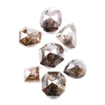 natural diamond mix colour lot with pear square and Asscher cut loose earth mined diamonds