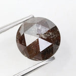 1.54 ct round rose cut diamond loose rustic diamond grey color diamond for  custom ring  