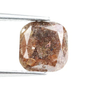2.53 Ct brown cushion cut natural diamond with rich tones and brilliant sparkle for collector luxury jewelry