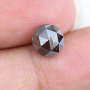 1.54 ct round rose cut diamond loose rustic diamond grey color diamond for  custom ring  