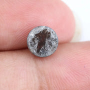 1.54 ct round rose cut diamond loose rustic diamond grey color diamond for  custom ring  