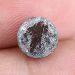 1.54 ct round rose cut diamond loose rustic diamond grey color diamond for  custom ring  