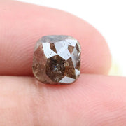 2.53 Ct brown cushion cut natural diamond with rich tones and brilliant sparkle for collector luxury jewelry