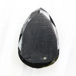 pear shaped rose cut black diamond loose gemstone for custom engagement rings.