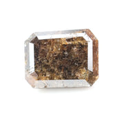 2.97 Ct emerald cut brown natural diamond with soft warm tones and elegant sparkle for classic fine jewelry
