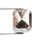 2.97 Ct emerald cut brown natural diamond with soft warm tones and elegant sparkle for classic fine jewelry