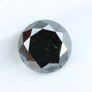 1.12 Ct Genuine Natural Black Diamond Round Brilliant Cut Loose for Elegant Engagement Rings and Luxury Jewelry