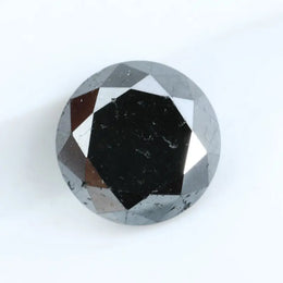 1.12 Ct Genuine Natural Black Diamond Round Brilliant Cut Loose for Elegant Engagement Rings and Luxury Jewelry