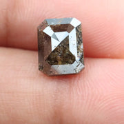 2.97 Ct emerald cut brown natural diamond with soft warm tones and elegant sparkle for classic fine jewelry
