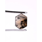 0.60 Ct Hexagon Cut Brown Diamond Loose Stone Use For Jewerlly       