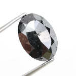 oval cut , grey natural loose diamond , oval ring with marquise side stones elegant engagement ring design