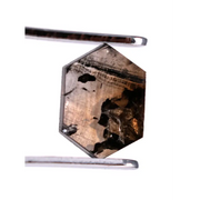 0.60 Ct Hexagon Cut Brown Diamond Loose Stone Use For Jewerlly 