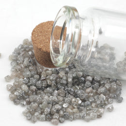 grey colour diamond rough rough carbonado diamond