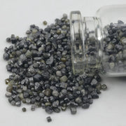 black colour rough diamond kimberlite rough diamond black