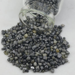 black colour rough diamond kimberlite rough diamond black
