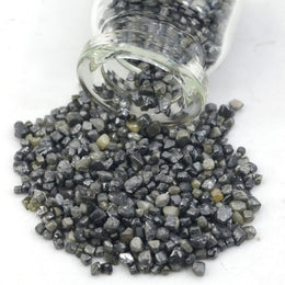 black colour rough diamond kimberlite rough diamond black