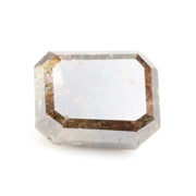 2.00 Ct emerald cut fancy brown diamond with rich tones and elegant step cut sparkle for premium jewelry