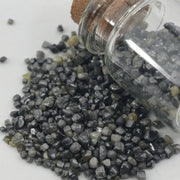 black colour rough diamond kimberlite rough diamond black