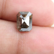 2.00 Ct emerald cut fancy brown diamond with rich tones and elegant step cut sparkle for premium jewelry