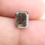 2.00 Ct emerald cut fancy brown diamond with rich tones and elegant step cut sparkle for premium jewelry