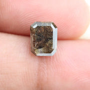 2.00 Ct emerald cut fancy brown diamond with rich tones and elegant step cut sparkle for premium jewelry