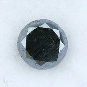 1.51 Ct Genuine Black Diamond Round Brilliant Cut Loose Stone for Luxury Rings and Fine Jewelry