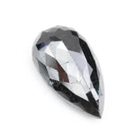 pear cut , grey black natural loose diamond , what does diamond represent in engagement ring 