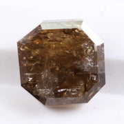 Portuguese cut natural diamond with brown-grey tone, earth mined loose diamond Earth mined radiant style natural diamond