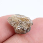 natural diamond raw brrown grey diamond in rock and rough diamond 
