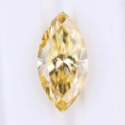High quality lab grown diamond gemstone, conflict-free and sustainable choice for elegant and timeless jewelry pieces, marquise cut diamond, yellow diamond
