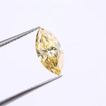 High quality lab grown diamond gemstone, conflict-free and sustainable choice for elegant and timeless jewelry pieces, marquise cut diamond, yellow diamond