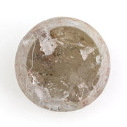 0.67 Ct earthy  grey round diamond, rustic rose cut natural loose salt and pepper diamond for custom jewelry design