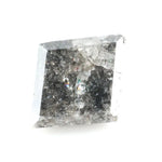 2.21 Ct kite cut black grey natural diamond with subtle glow and geometric shape for modern statement jewelry