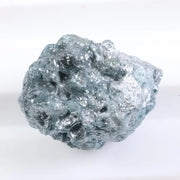 raw blue diamond crystal with raw diamond eternity band appearance natural rough diamond 