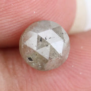 Fancy 1.13Ct Round Brilliant Cut Diamond Grey-Brown Colored Diamond Loose Stone For Fine Jewelry 