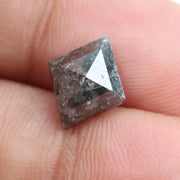 2.21 Ct kite cut black grey natural diamond with subtle glow and geometric shape for modern statement jewelry
