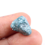 raw uncut diamond engagement ring with rough natural diamond appearance blue rough diamond 