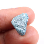 raw uncut diamond engagement ring with rough natural diamond appearance blue rough diamond 