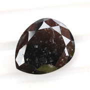 pear cut , grey black natural loose diamond , pear shaped diamond necklace grey black fine luxury jewelry pendant