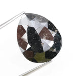 pear cut , grey black natural loose diamond , pear shaped diamond necklace grey black fine luxury jewelry pendant