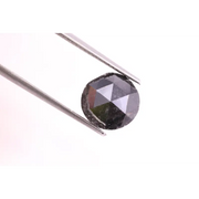 3.19 ct natural salt and pepper Diamond, round cut diamond, raw diamond, rough diamond.