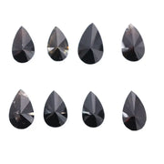 2 carat lab created diamond, black women's engagement ring, brown diamond earrings, loose pink diamond, rose cut diamond loose, black faceted diamond