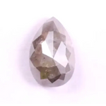 1.89 Ct natural pear cut diamond, grey diamond  wedding ring, vs1 natural diamond, wedding rings natural diamond.