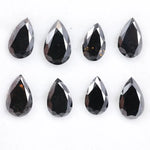 2 carat lab created diamond, black women's engagement ring, brown diamond earrings, loose pink diamond, rose cut diamond loose, black faceted diamond